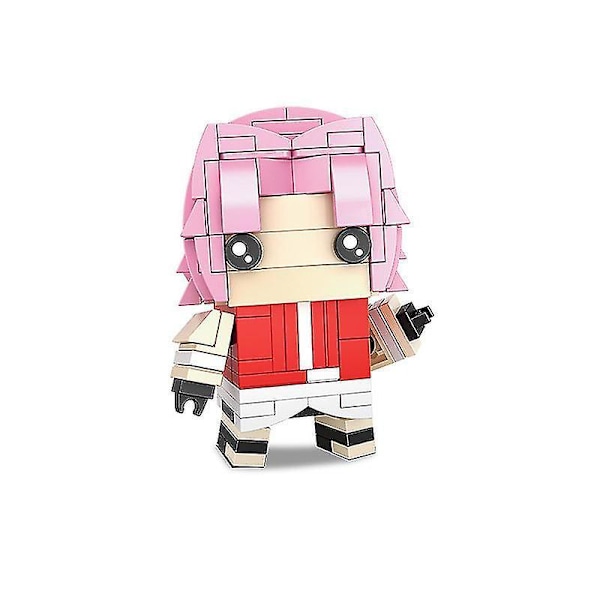 One Piece Building Blocks Toy Luffy Zoro Figure Naruto Building Blocks Kakashi  Block Cube Toy Small Particles Children Puzzle 18