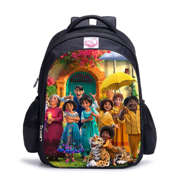 Encanto Children's Schoolbag Black Backpack Large