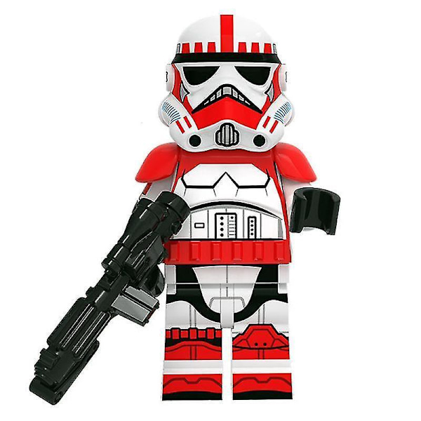 8pcs Star Wars Building Blocks Minifigures Iron Fist Legion Empire Storm Soldiers Assembled Building Block Toys