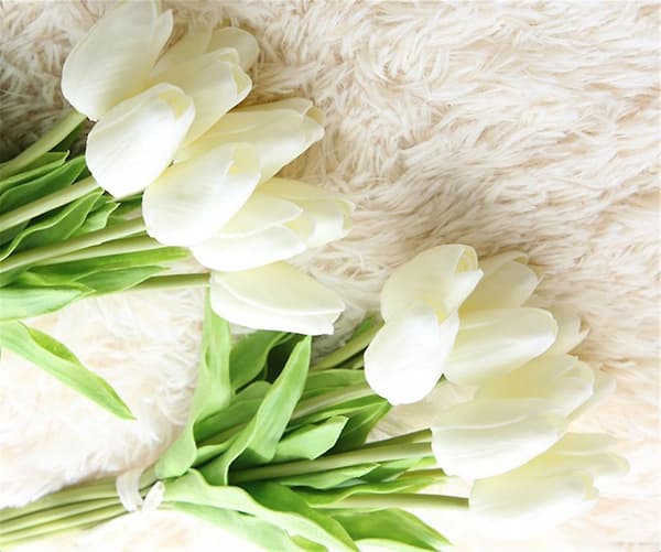 30 Pcs Real-touch Artificial Tulip Flowers Home Wedding Party Decor