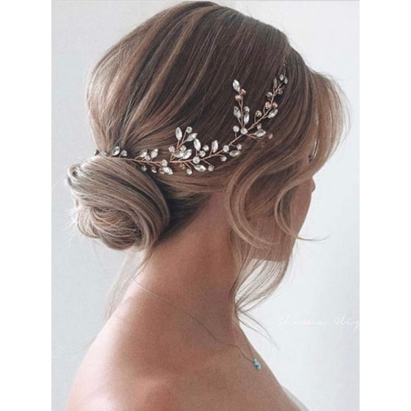 Wedding Crystal Silver Rhinestone Hair Piece Bridal Hair Accessories