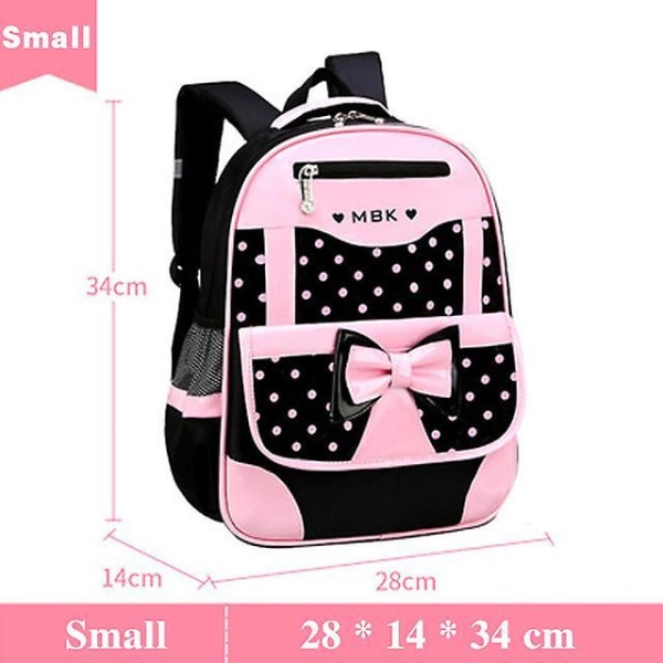 Girls&#39; School Backpack Children School Bag 1 Grade Kids Book Bag Orthopedic Primary Schoolbag Princess Backpack Mochila Infantil Small Black