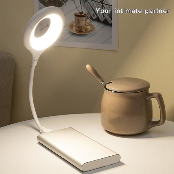 Portable Table Lamp Usb Socket Freely Foldable Led Light No Flicker Soft Light Saving Energy Eye Protection Away From Myopia