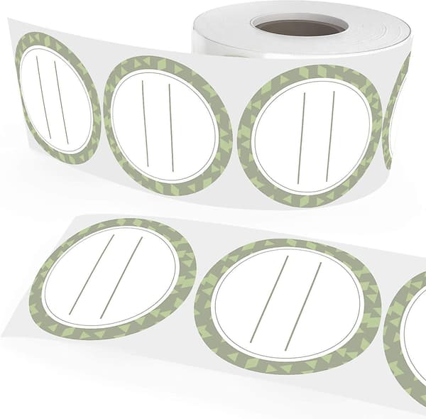 200pcs Dissolvable Canning Labels For Jars   2 Inch
