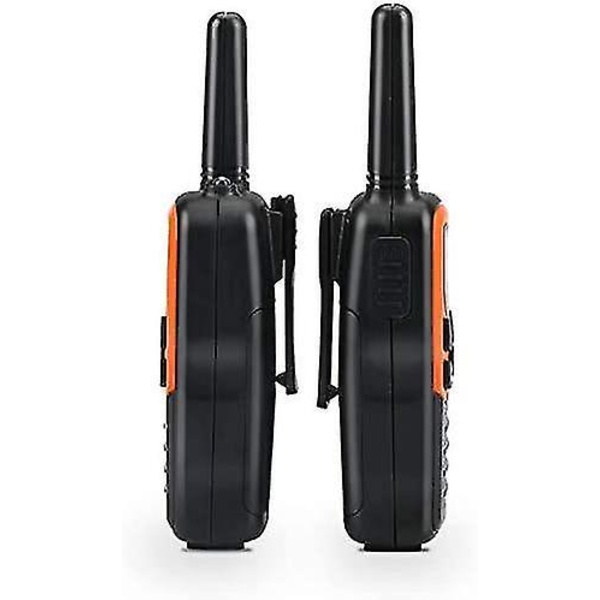 Long Range Walkie Talkies For Adults With 22 Frs Channels, Family Walkie Talkie With Led Flashlight Vox Lcd Display For Hiking Camping Trip (orange 2
