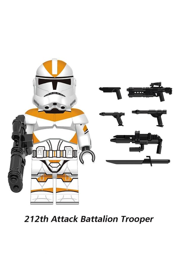8 stk. Star Wars Byggeklods Tilbehør Minifigur Samling