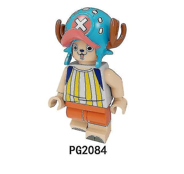 8pcs One Piece Assembled Building Block Mini Toys