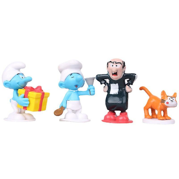 12kpl Smurffi-nukke Sarjakuva Anime-nukke Lelu Lahja