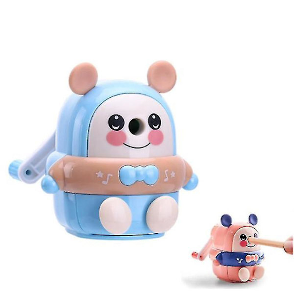 Pencil Sharpener Primary School Students Durable Automatic Pencil Sharpener Sharpener Blue