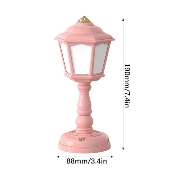 Home Office Desk Lamp Usb Rechargeable Desk Lamp Retro Night Light Desk Lamp For Studying And Reading White