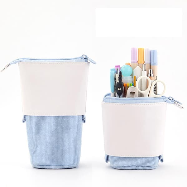 2pc Convenient And Quick  Telescopic Large Capacity Pen Bag