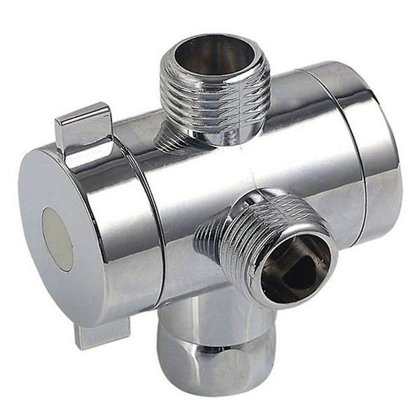 Shower Conversion Water Out Of The Tee Arm Shunt Shunt Shunt Pipe Diverter Valve Inlet Pipe Fittings Faucet Bathroom Tool