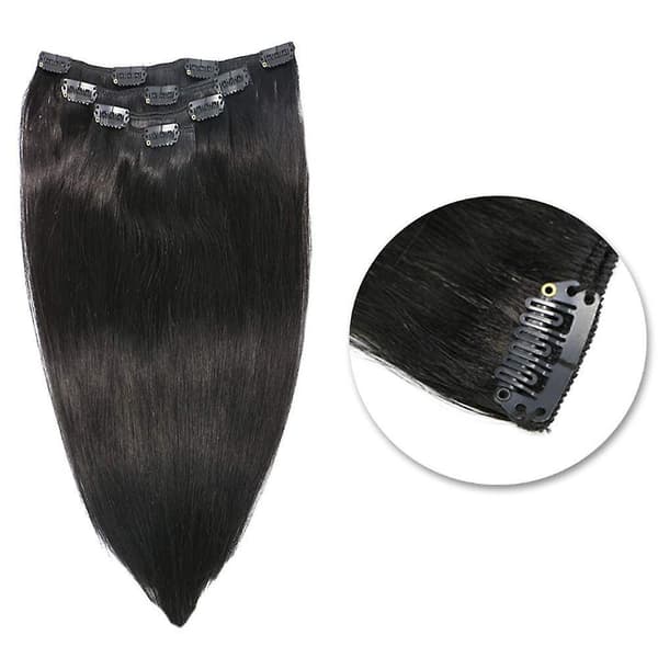 140 Piece Clips Wigs Clips U Shape Snap Clips Iron Metal Replacement Black