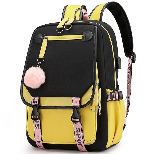 Leisure Backpack Travel Bag Student School Bag Color-3