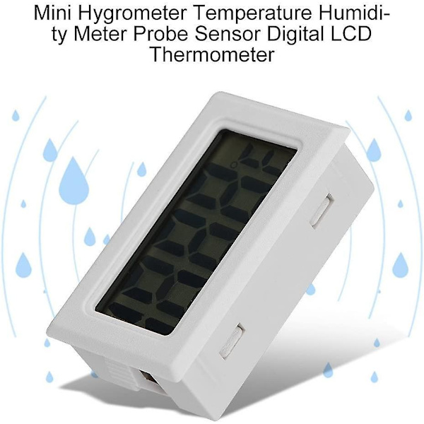 Lcd Digital Thermometer, Mini Temperature Meter Probe Sensor Digital Lcd Thermometer