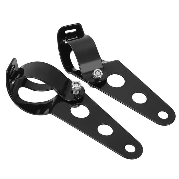 Motorcycle Headlight Bracket, 35mm-43mm Headlight Mounting Brackets For Chopper Cafe Racer-black