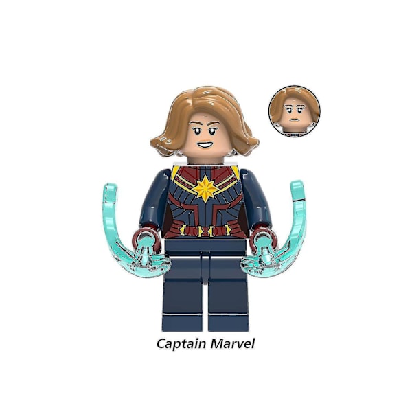 8 stk. Avengers Helte Iron Man Little Pepper Nova Thor Børn Samlet Byggeklods Minifigur Legetøj