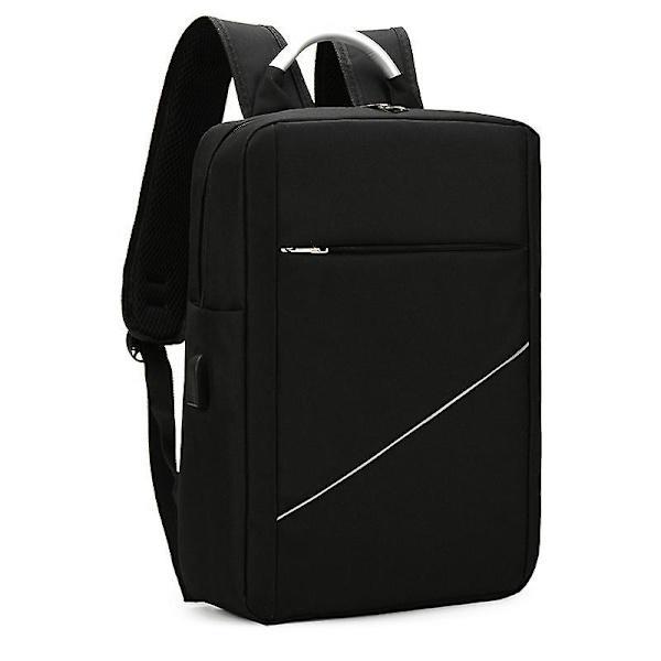 Backpack For Men Luxury Waterproof Nylon Bag For Laptop Usb Charging Business Solid Color Man Simple Bagpack