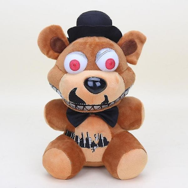 10 Inch Five Nights Freddy Soft Toy Fnaf Freddy Fazbear Bear Foxy Rabbit Bonnie Chica Peluche Juguetes Nightmare little fox
