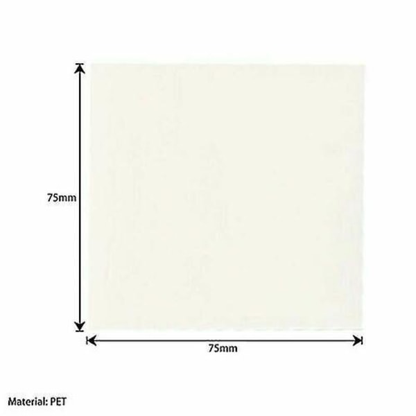50/100x Transparent Sticky Notes Pad Waterproof Self-adhesive Clear Memo Note 100 Pcs