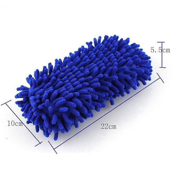2pcs Coral Sponge Car Washer Sponge Cleaning Car Care Detailing Brushes Washing Sponge Auto Gloves Styling Cleaning Supplies Purple