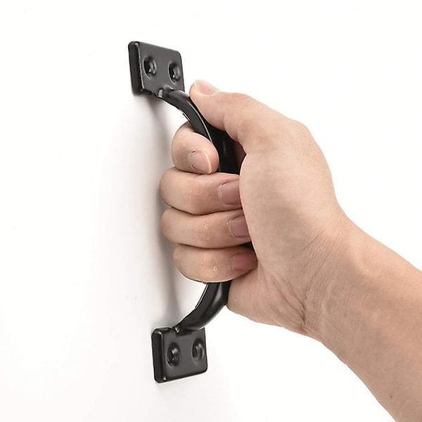 15pcs Pulls Black Door Pull Handle Metal Kitchen Cabinets Furniture Wardrobe Handle In Black Door Hardware