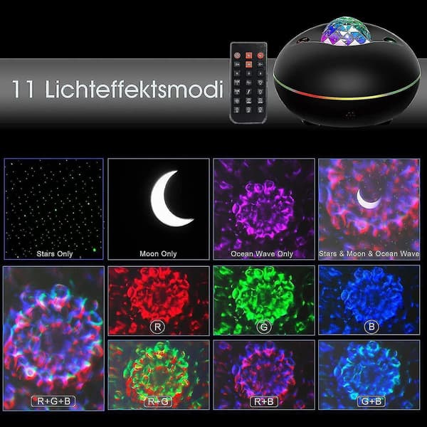 Starry Sky Light Projection Light Moon Starry Sky USB Water Ripple Nebula Light Atmosphere Light