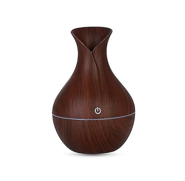 Ultrasonic Humidifier Essential Oil Diffuser Aroma Diffuser 130 Ml*stb Dark Wood color