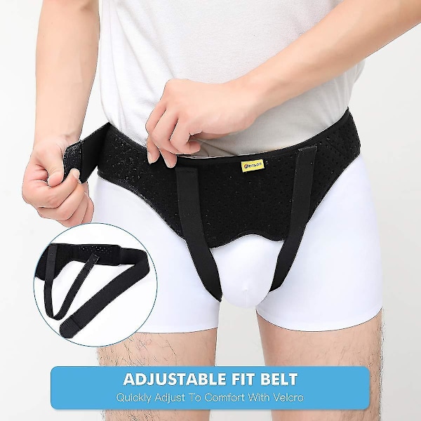 Hernia Belt Truss For Single/double Inguinal Or Sports Hernia, Hernia Support Brace For Men For Women Pain Relief Recovery Strap Large (pack of 1)
