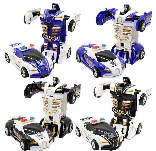 One-key Deformation Car Toys For Children Automatic Transform Robot A3