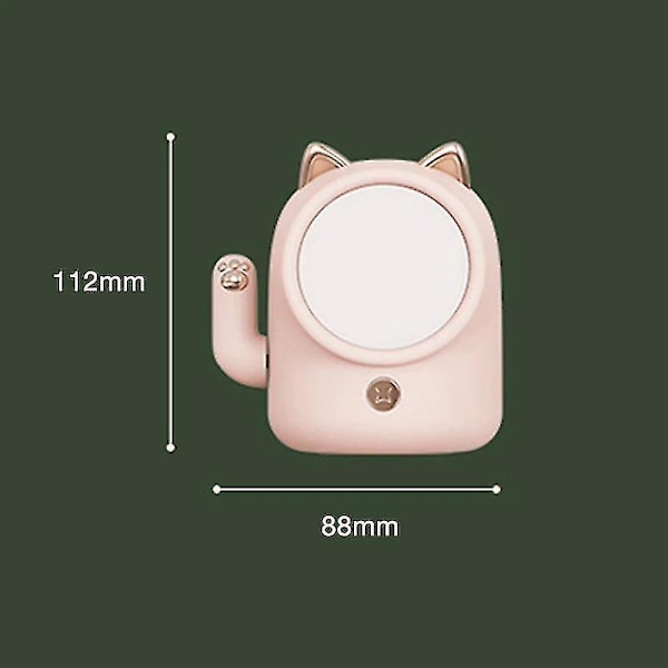 Touch Dimmable Usb Charging Lucky Cat Lamp(Pink)