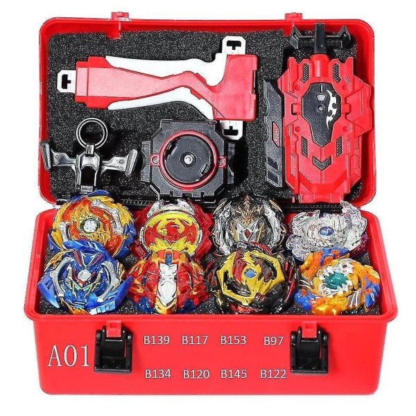 Toy Metal Funsion Bayblade Set Storage Box With Handle Launcher Plastic Box Toys Bleyblade