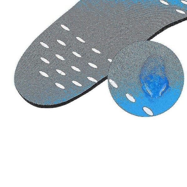 Nakefit Beach Foot Sole Adhesive Sandals 3 Pairs blue M