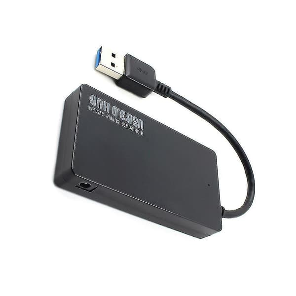 4-ports USB 3.0 Multi Hub Splitter Udvidelseskabel Adapter til PC Laptop