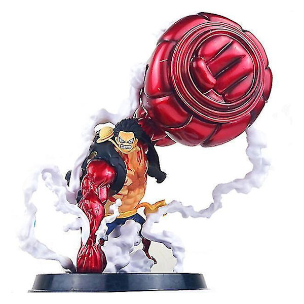 One Piece Tema Dukke Legetøj Abe Konge Pistol Fjerde Gear Monkey D. Luffy 25cm Samlerobjekt Gave