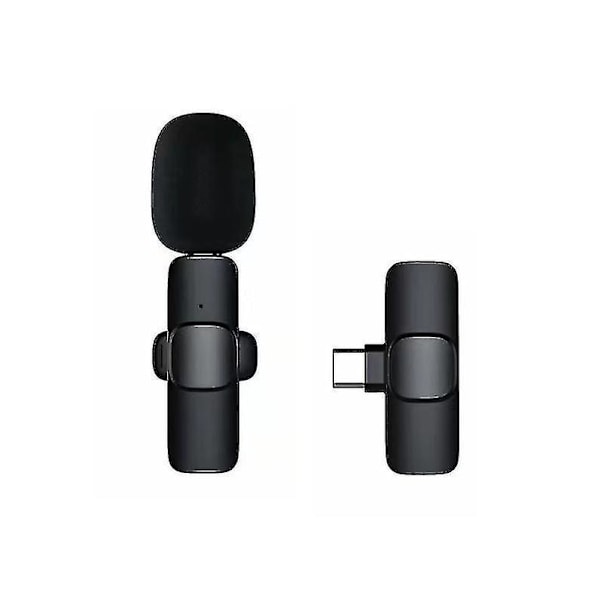 Wireless Microphone Lapel Mic System For Youtube Facebook Live Stream Tiktok Video Recording Vlog Plug & Play Lavalier Noise Reduction No App & Blueto Lighting