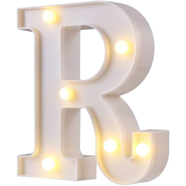 Led R Shape Letter Decorative Light