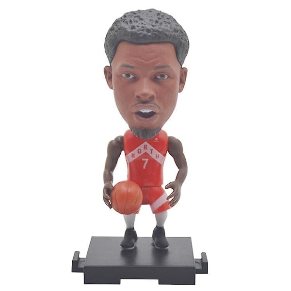 7cm Height Cartoon Style Nba Super Star Action Figures, Doll Toy Assembly, Optional Choice, Diy Lowry 7 Red
