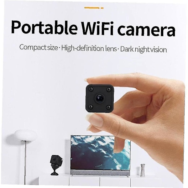 Mini Wifi Hd Wireless Security Camera With Night Vision Motion Detection(black)