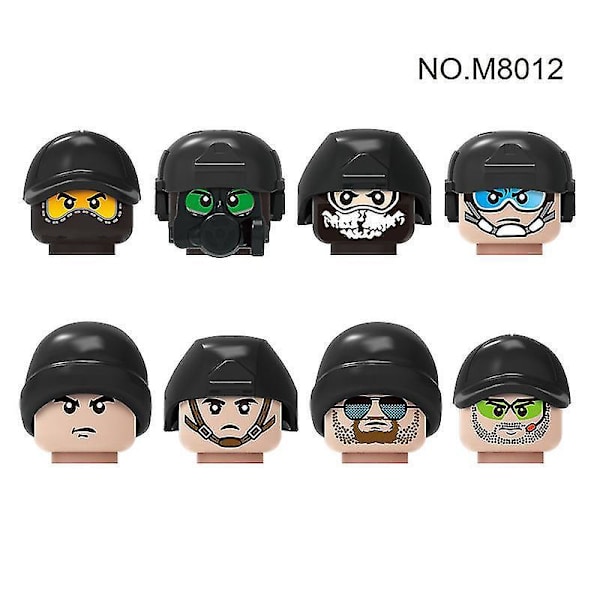 Military Building Blocks Dolls Us Air Force Small Particle Assembly Toy 8pcs M8020