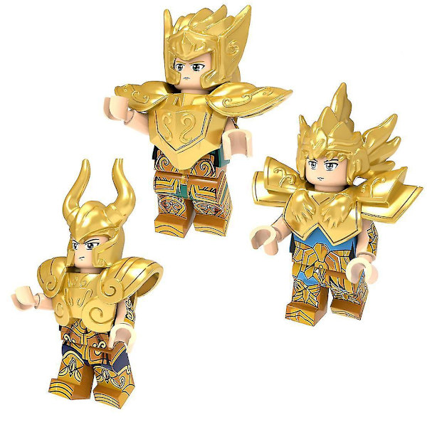 6 Pakke Saint Seiya Mini Figur Legetøj Action Figur Legetøj Børnelegetøj Til Fødselsdagsfest Julegave