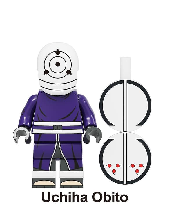 8 stk. Naruto Uzumaki Naruto Montering og Innsetting Minifigur Barneleker