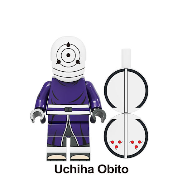 8pcs Naruto Uzumaki Naruto Assembling And Inserting Minifigure Children's Toys