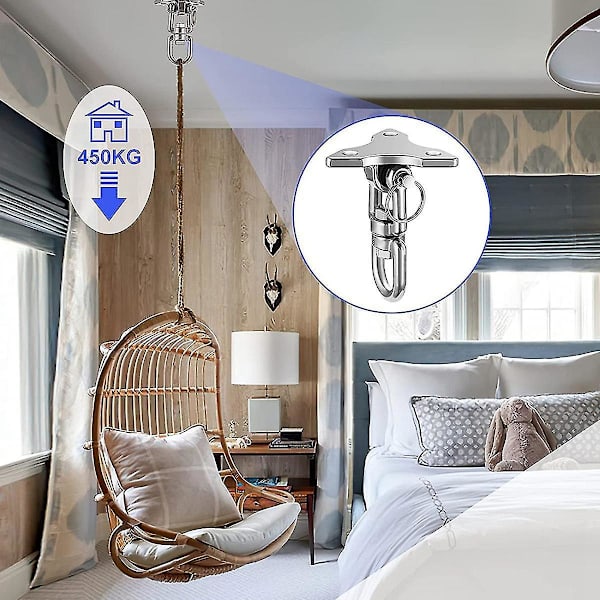 Ceiling Hook Hanging Chair,heavy Duty Ceiling Bracket Swing Hook Swing Up To 450 Kg Ceiling Hook Ha