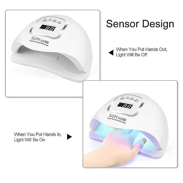 Neglekunst Lampe 110w Led Lampe Neglekunst Tørrer Uv Lampe Professionel Manicure Lampe Med 4 Timer Lcd Display Høj Kvalitet