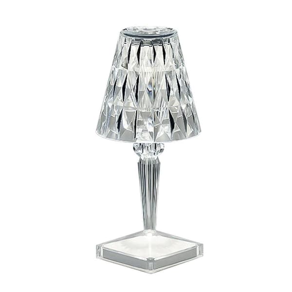 Crystal Diamond Table Lamp Usb Internet Celebrity Bar warm white