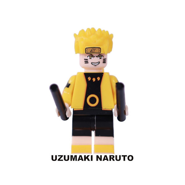 8pc Naruto Uzumaki Naruto Assembled Minifigure Children's Building Block Toys