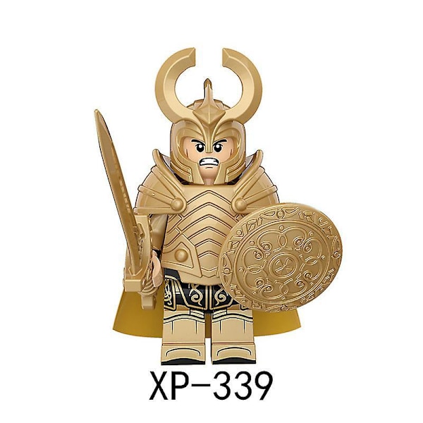 Asgard Warrior Building Blocks Guard Army Children Assembled Building Block Toys 8pcs