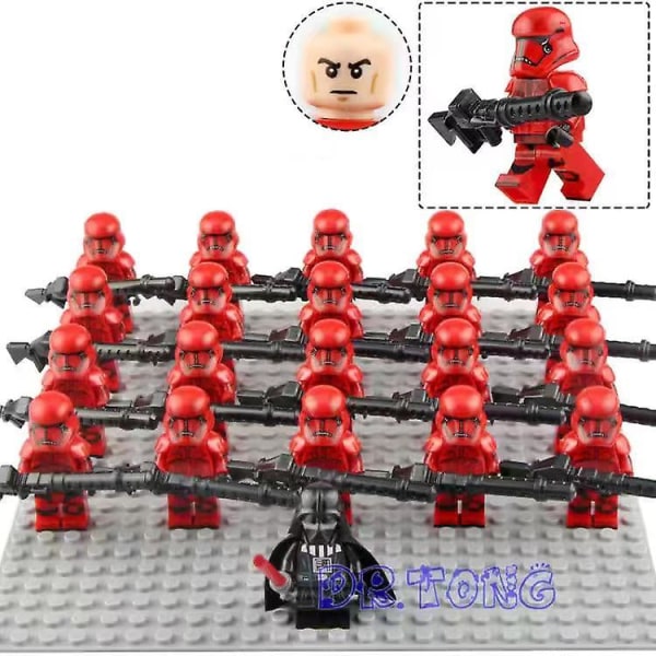 21pcs Star Wars 322 Legion Clone Soldier Building Blocks Miniature Children's Assembled Toys Star Troopers-3