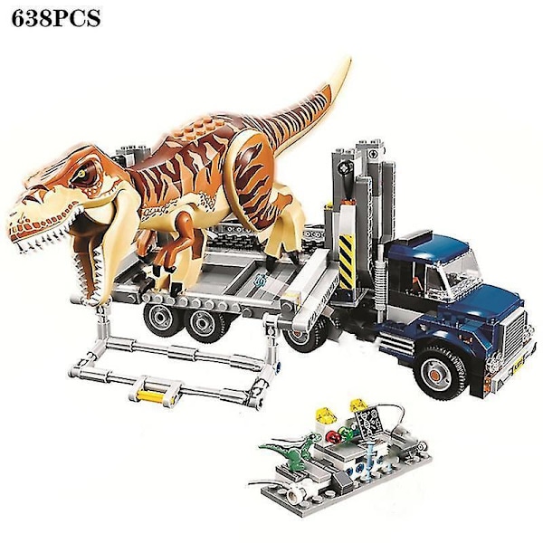 Ideas Jurassic World Dinosaur 10927 10924 10920 Byggeklodser Tyrannosaurus Klodser Køretøj Legetøj Til Børn Julegaver11336 Ingen Original Æske